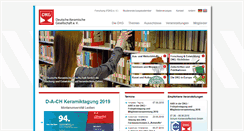 Desktop Screenshot of dkg.de